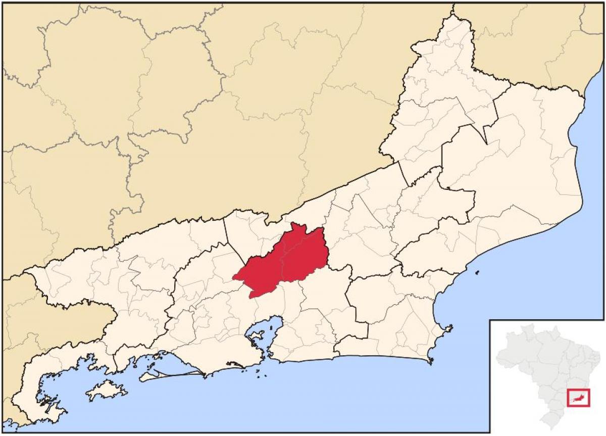 Map of Serrana
