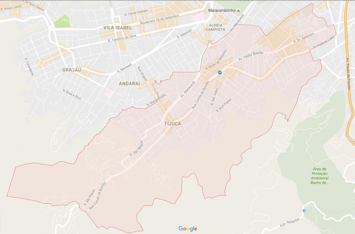 Map of Tijuca