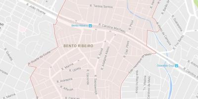 Map of Bento Ribeiro