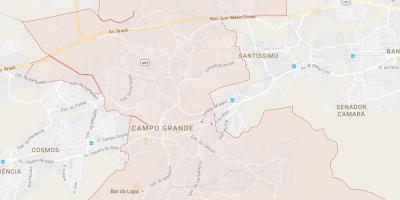 Map of Campo Grande