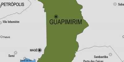 Map of Guapimirim municipality
