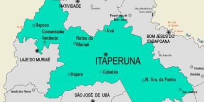 Map of Itaperuna municipality