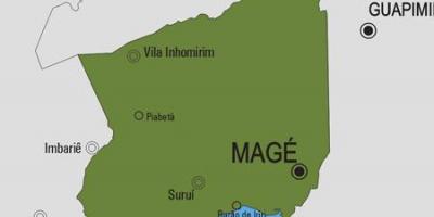 Map of Magé municipality