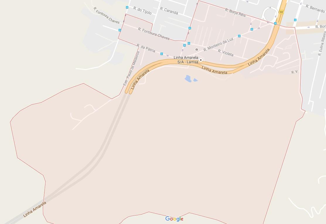 Map of Água Santa