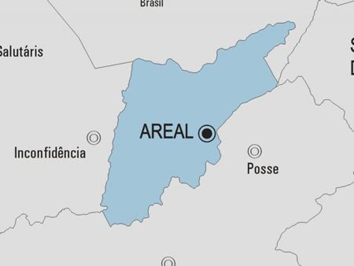 Map of Areal municipality