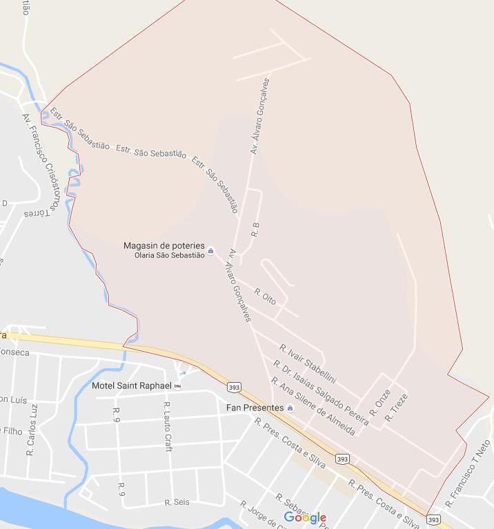 Map of Bairro de Fátima