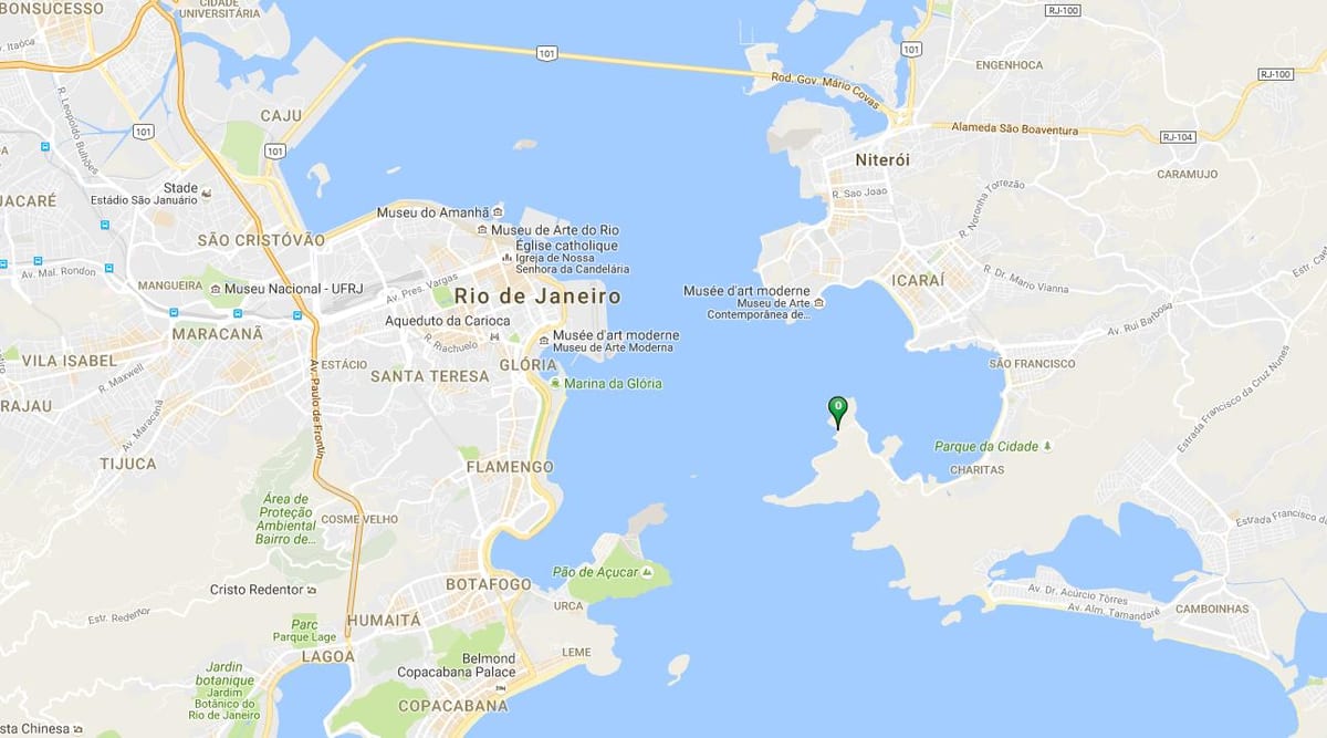 Map of beach Adão