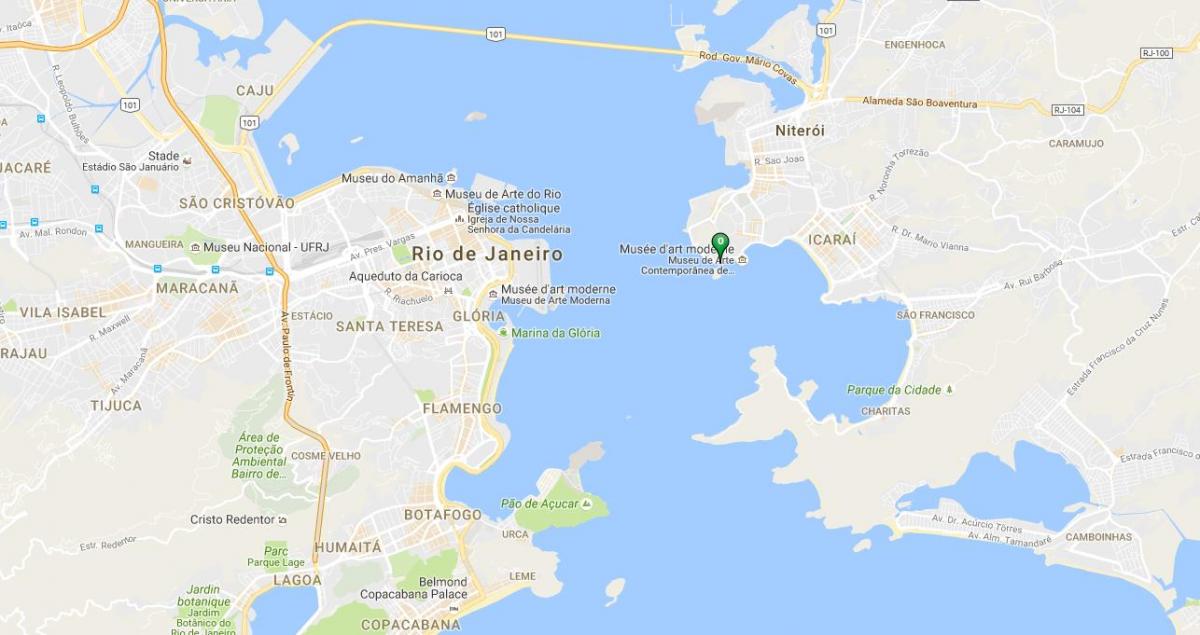 Map of beach Boa Viagem