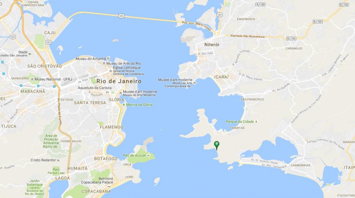 Map of beach Forte Imbuí