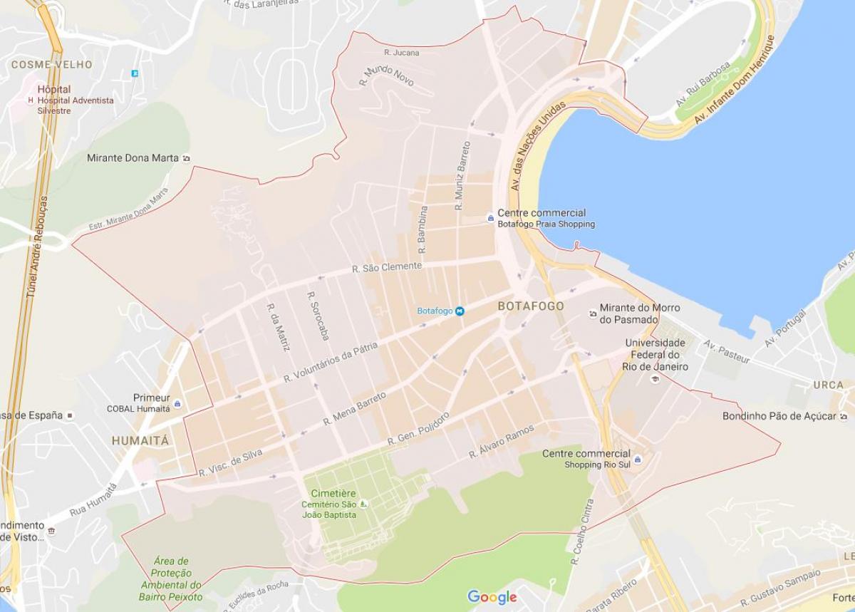 Map of Botafogo