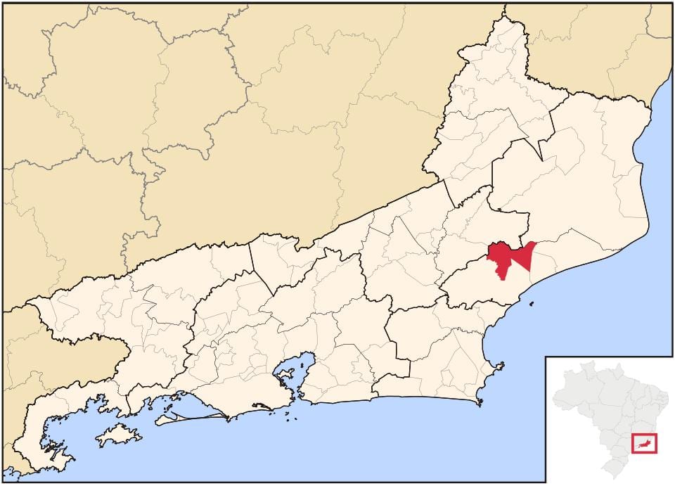Map of Conceição de Macabu