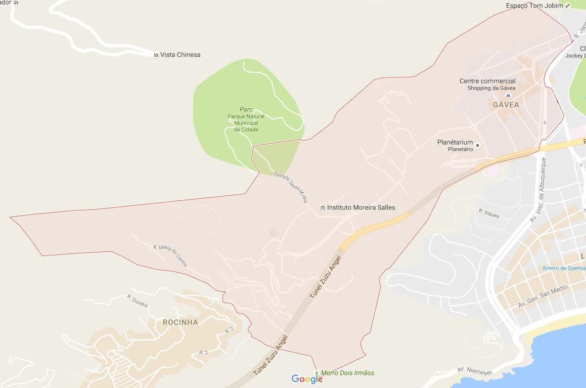 Map of Gávea