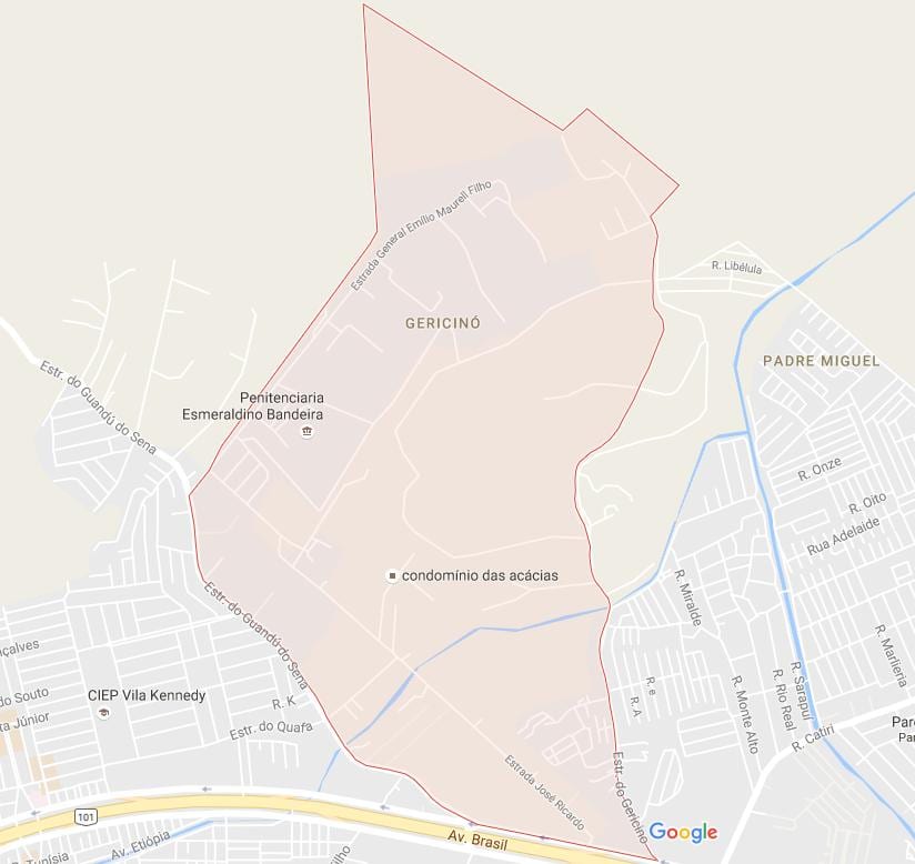 Map of Gericinó