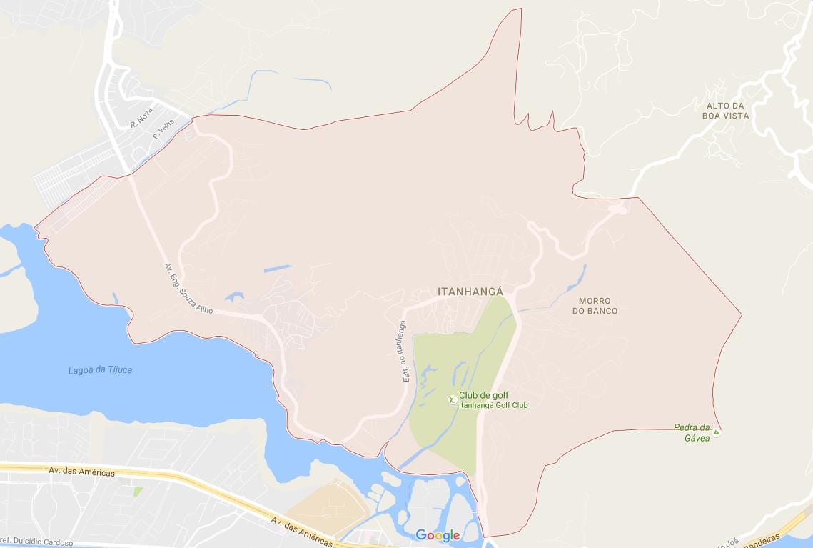 Map of Itanhangá