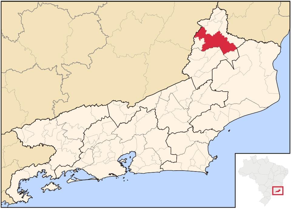 Map of Itaperuna