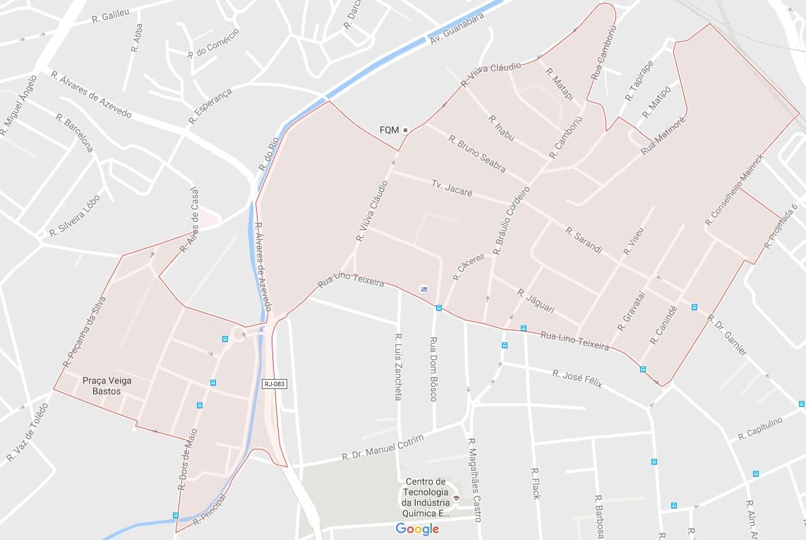 Map of Jacaré