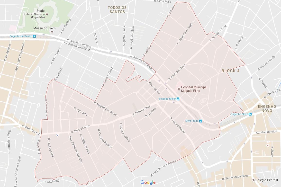 Map of Méier