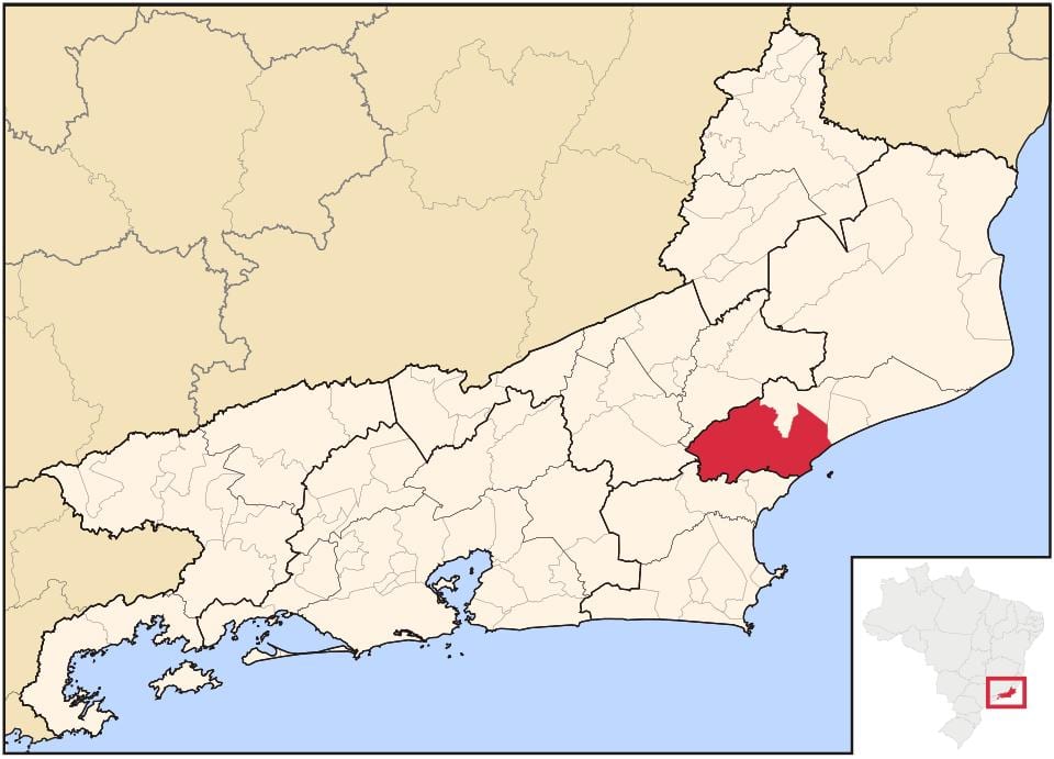 Map of Macaé