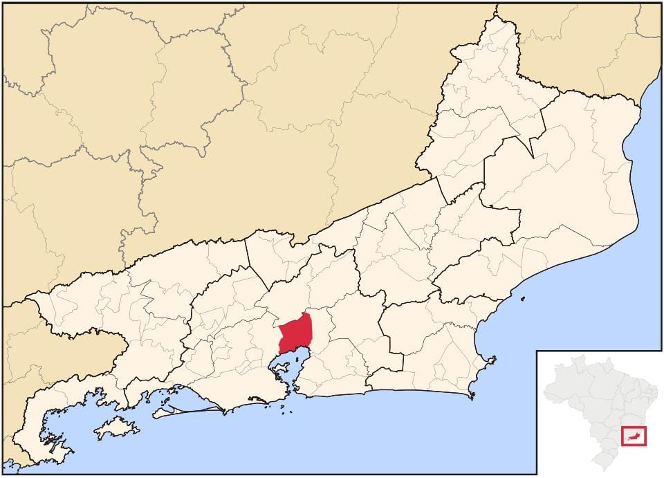 Map of Magé