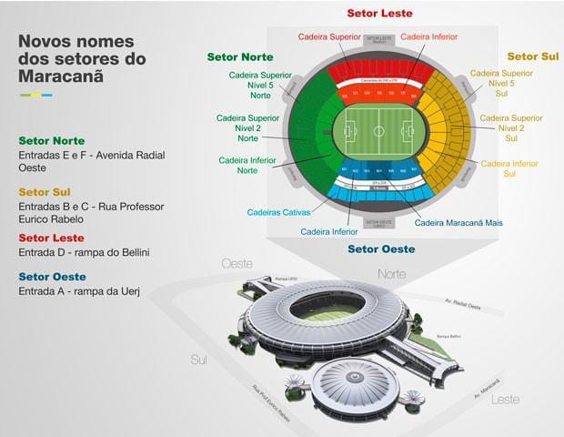 Map of Maracanã