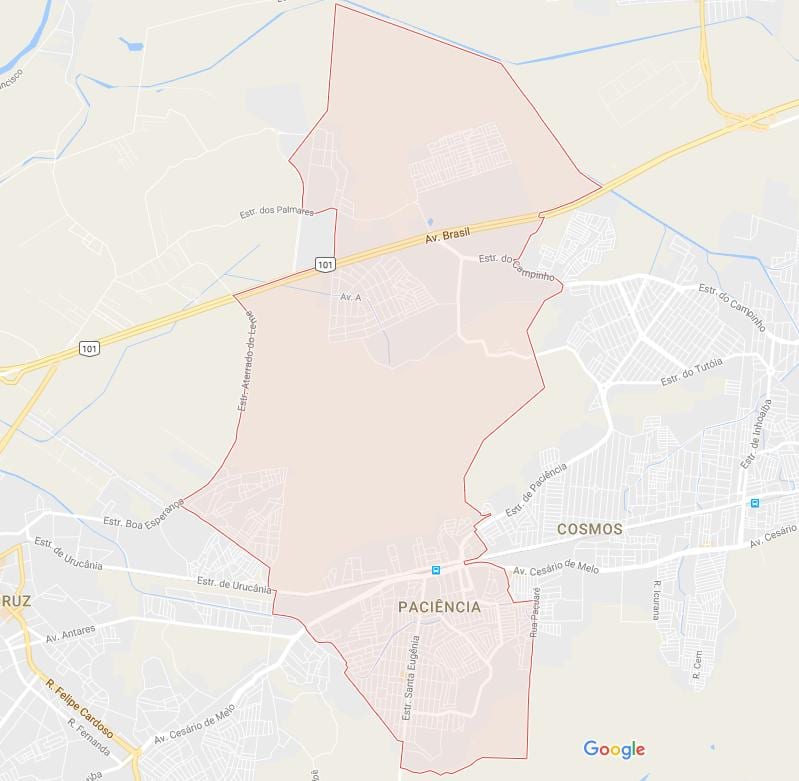 Map of Paciência