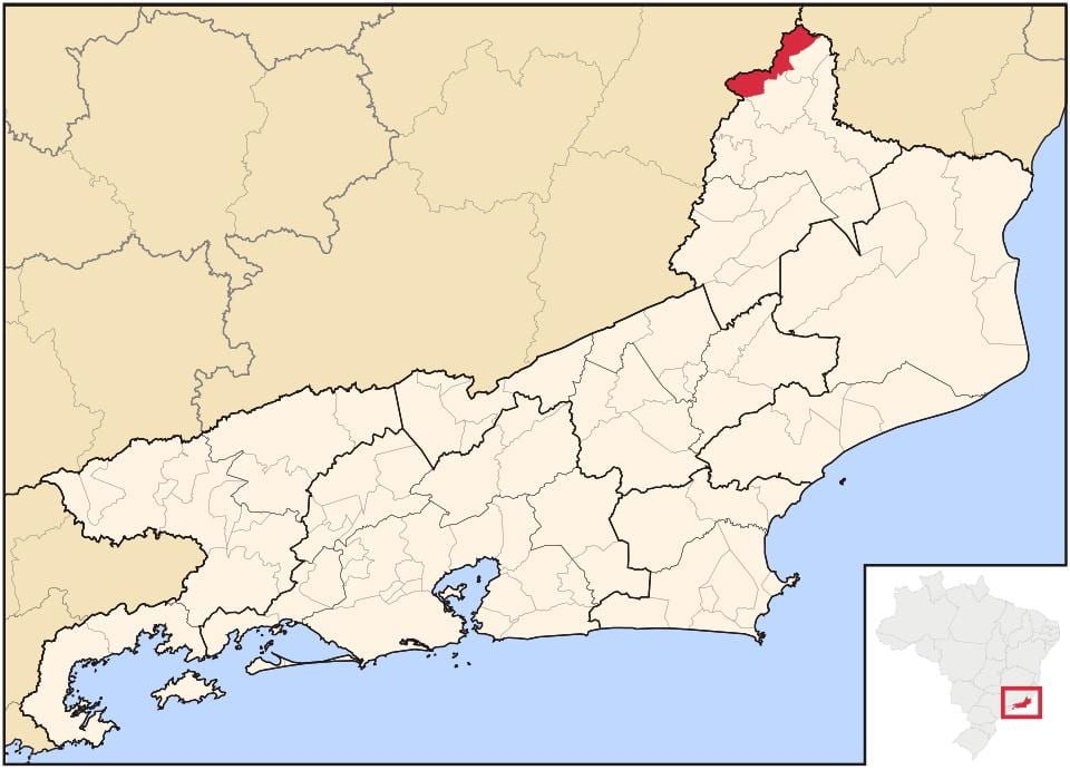 Map of Porciúncula