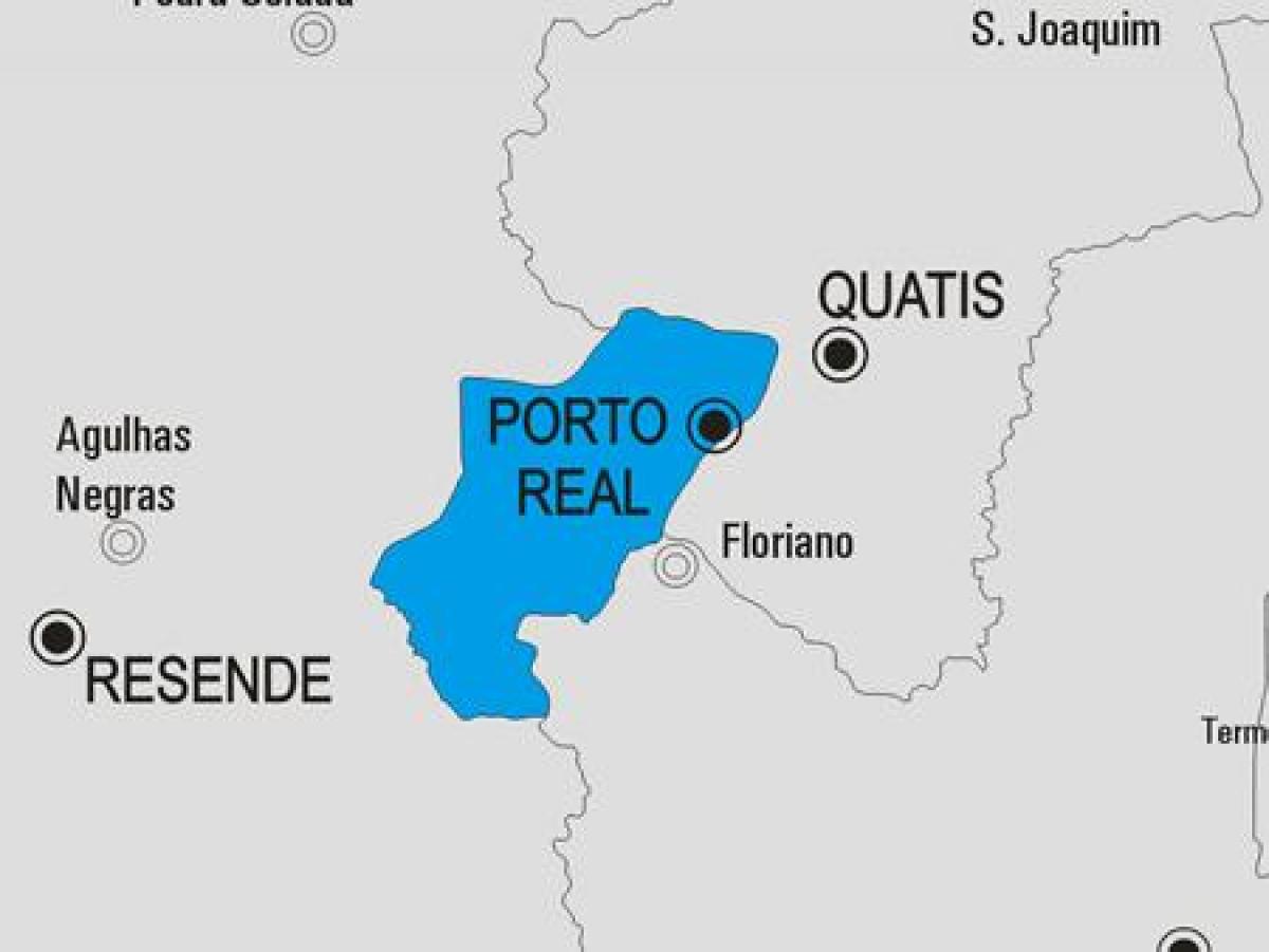 Map of Porto Real municipality