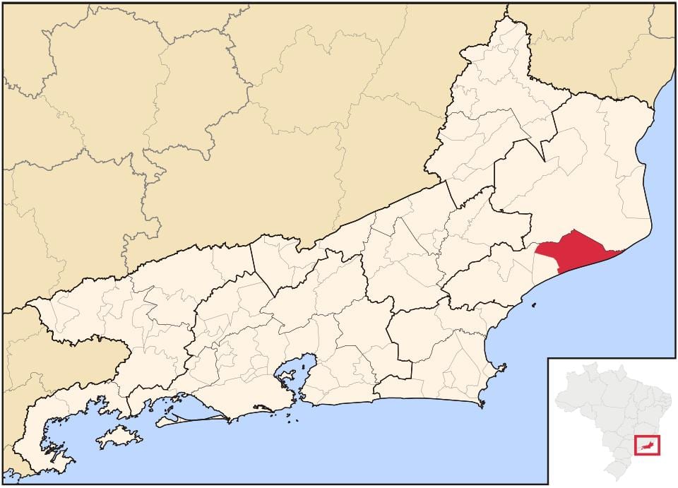 Map of Quissamã