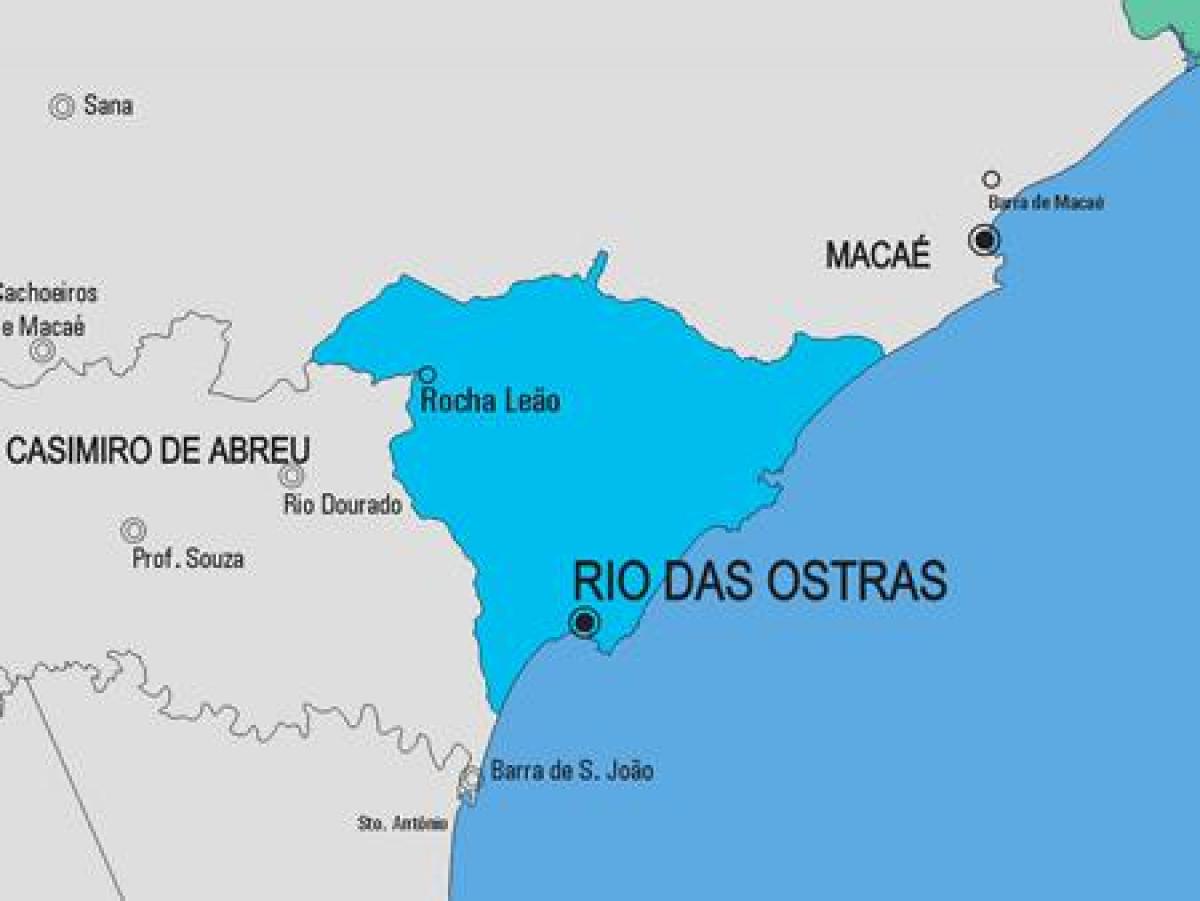 Map of Rio de Janeiro municipality