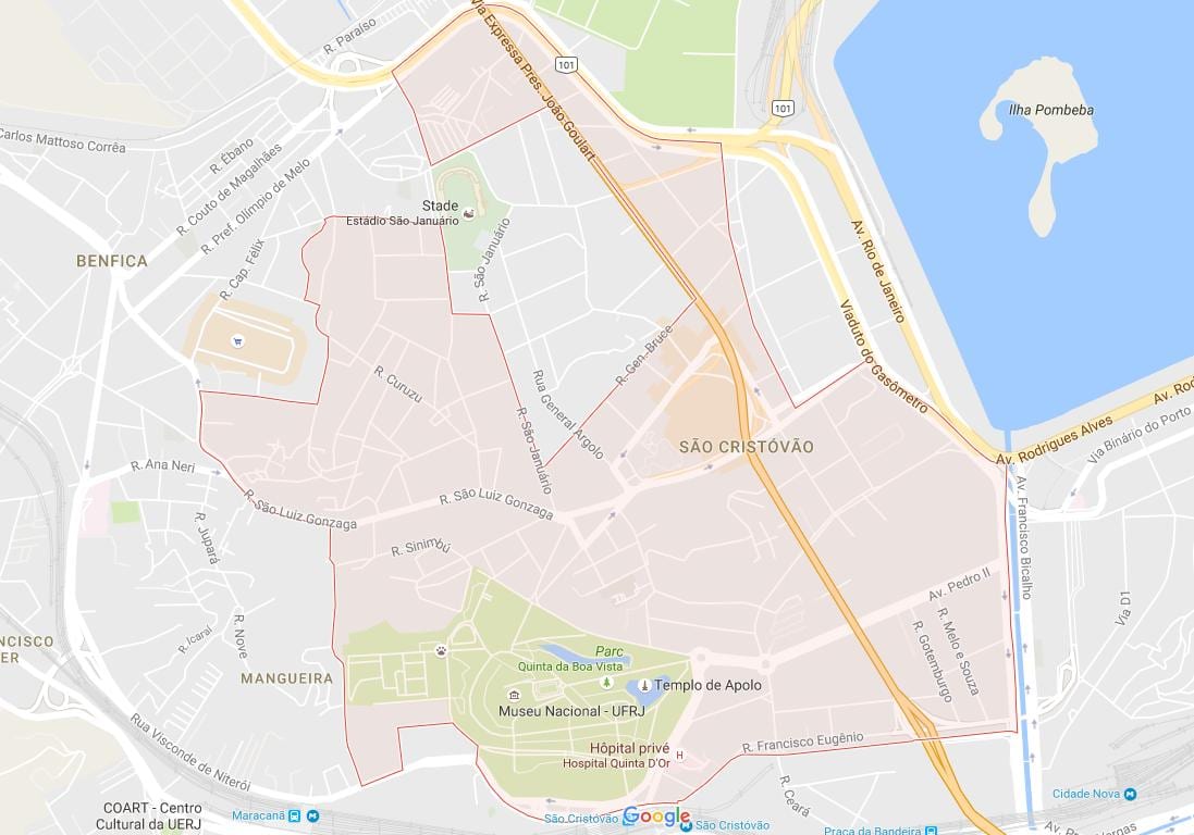 Map of São Cristóvão