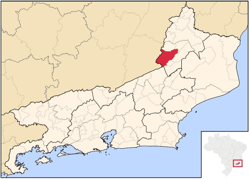 Map of Santo Antônio de Pádua