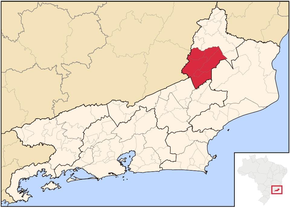 Map of Santo Antônio de Pádua