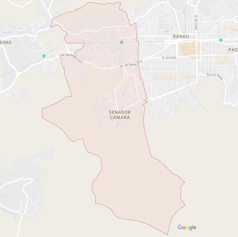 Map of Senador Camará