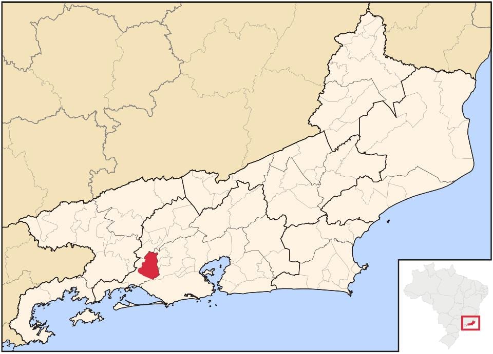 Map of Seropédica