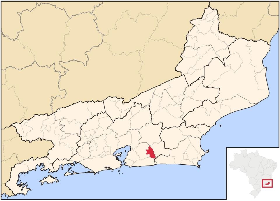 Map of Tanguá