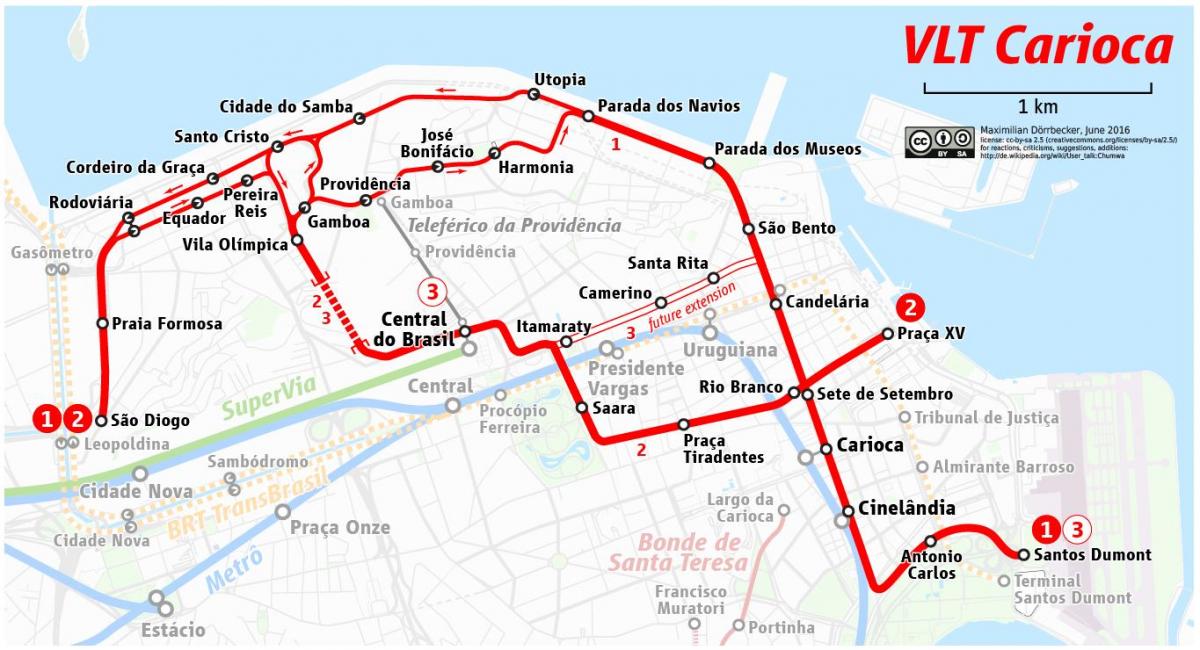 Map of VLT Rio de Janeiro