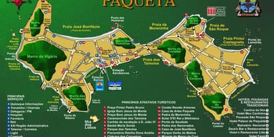 Map of Île de Paquetá