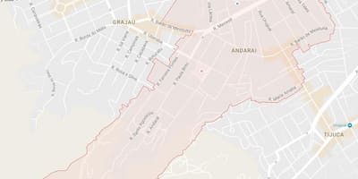 Map of Andaraí
