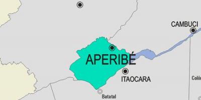 Map of Aperibé municipality