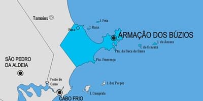 Map of Armação dos Búzios municipality