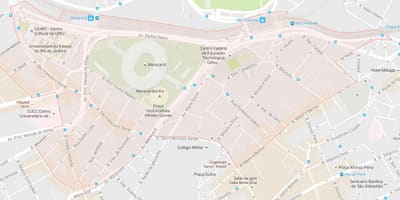 Map of bairro Maracanã