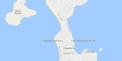 Map of bairro Paquetá