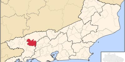 Map of Barra do Piraí