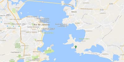 Map of beach Forte Imbuí