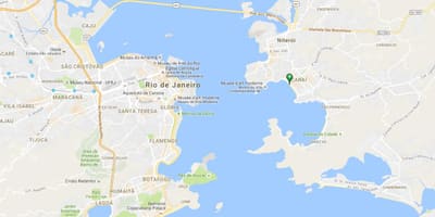 Map of beach Icaraí