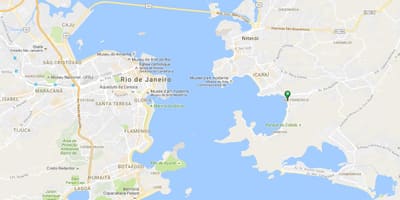Map of beach São Francisco