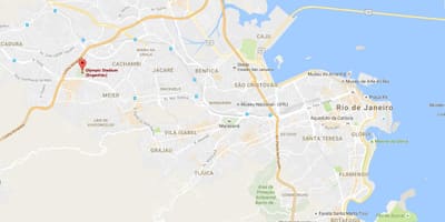 Map of Engenhão