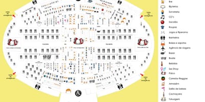 Map of Feira de São Cristóvão