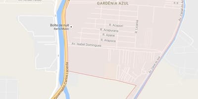 Map of Gardênia Azul