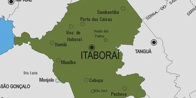 Map of Itaboraí municipality